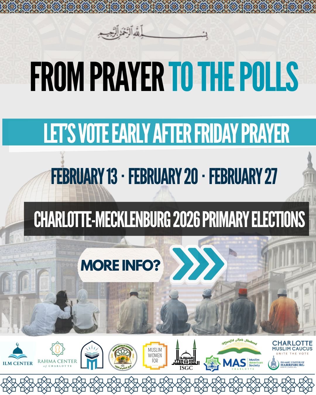 From Prayer to the Polls - Vote Early After Friday Prayer
